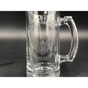 Harley Davidson Motorcycles Tall Beer Glass Mechanicsburg PA Appalachian